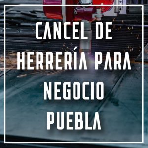 cancel de herrería para negocio Puebla a los mejores precios