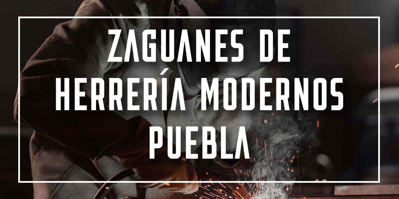 zaguanes de herrería modernos Puebla